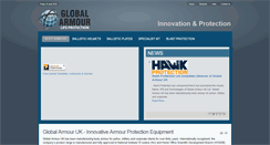 Desktop Screenshot of globalarmour.co.uk